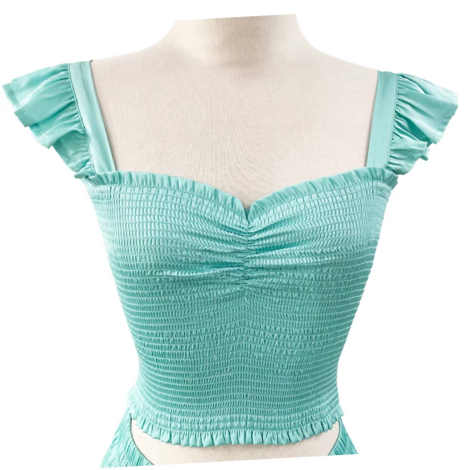RESET by Jane Women's Liana Top in aqua - women's shirt