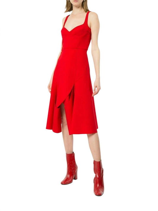 Dion Lee - Corset Bustier Double Wool Circle Loop Midi Dress