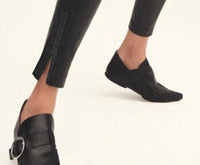 Coated Ankle Zip Jeans