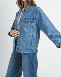 Just Black Denim - Oversized Denim Jacket