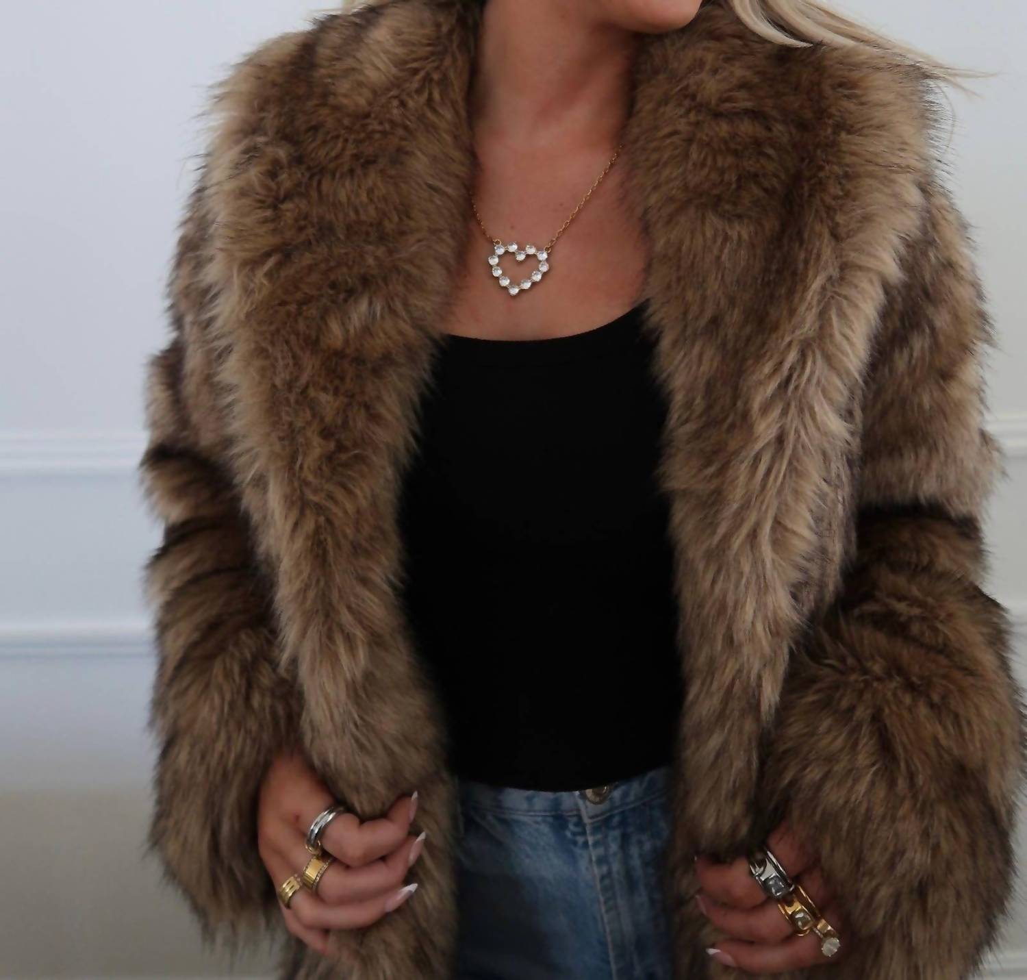 Chansuttpearls - Diamond Heart Necklace