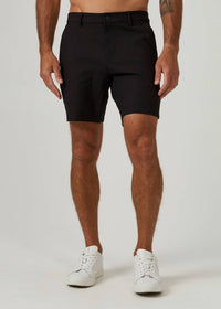 7Diamonds Infinity Chino Shorts in black - men's shorts