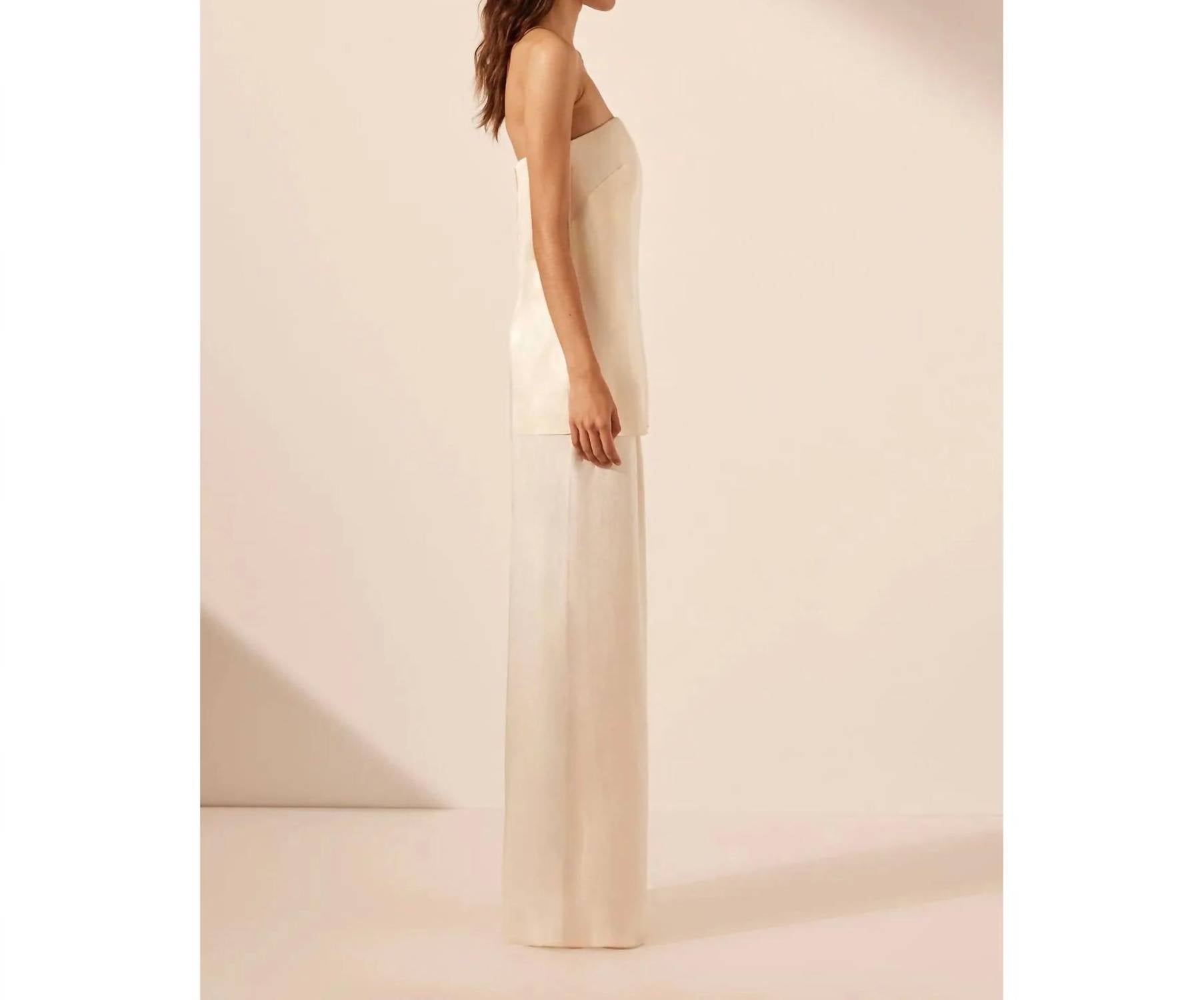 Shona Joy - Strapless Column Top