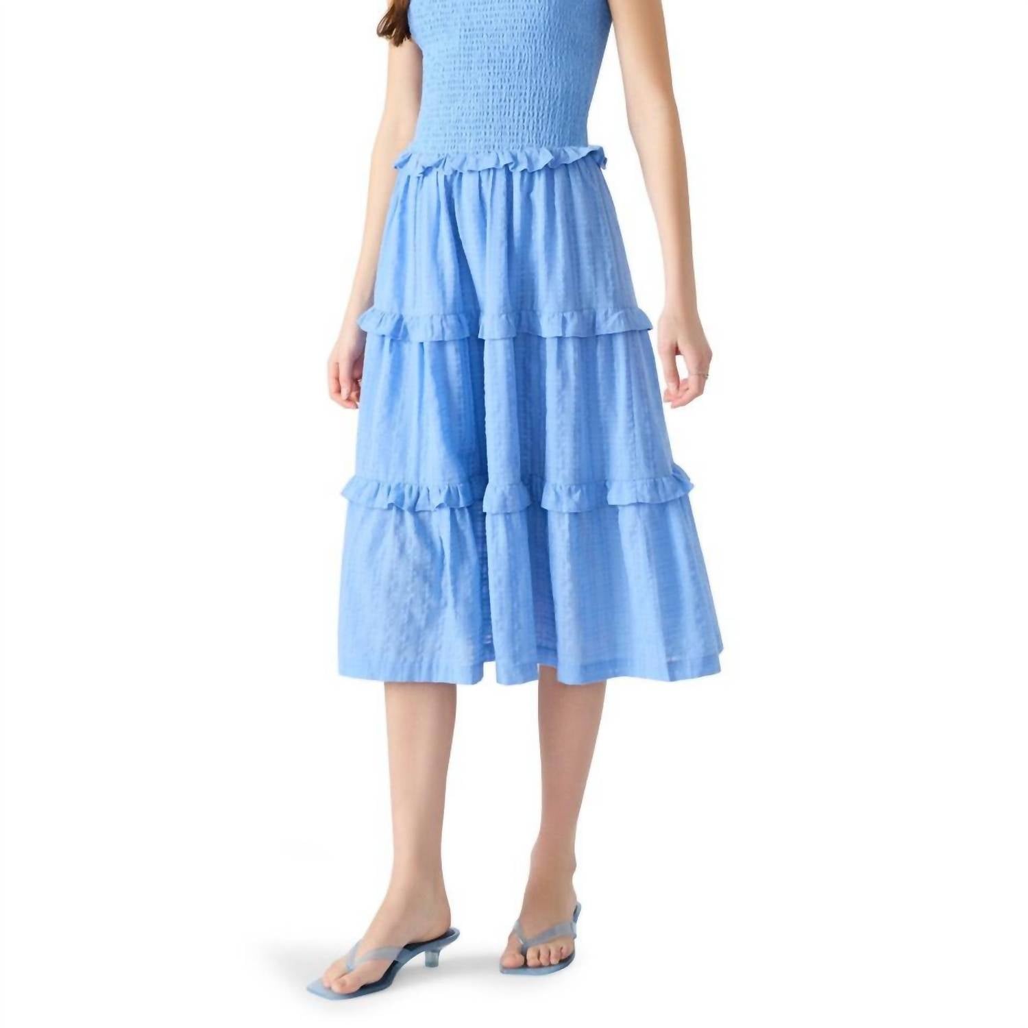 STEVE MADDEN Nash Dress in aurora blue 1 - women's dress - alternate view