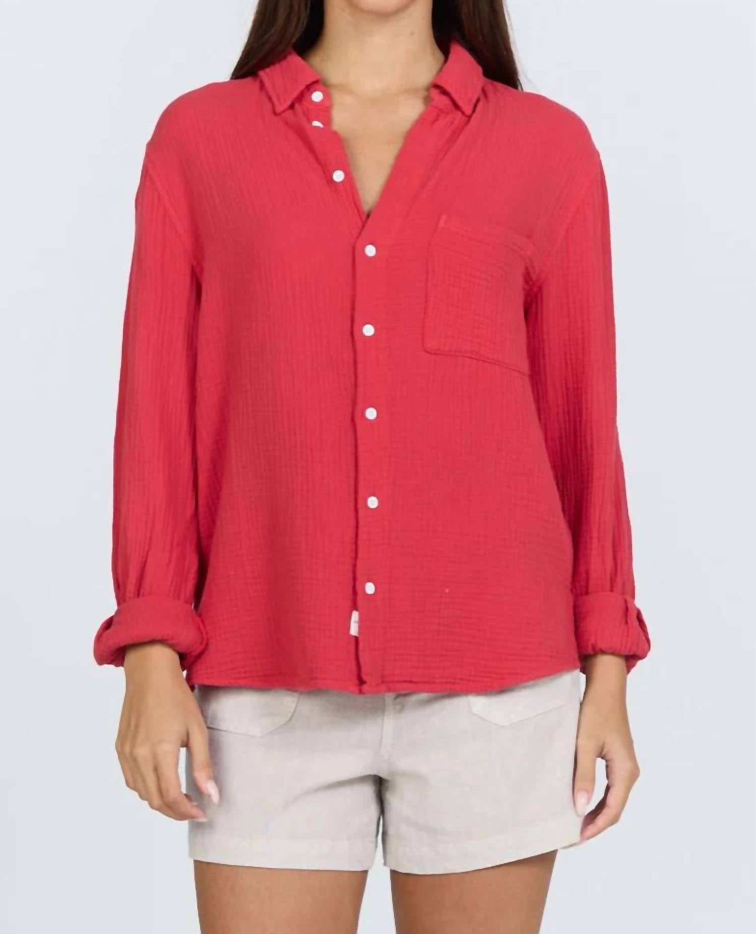 Dear John Denim - Button Down Gauze Shirt