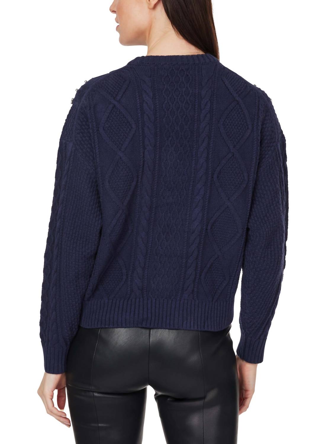 Habitual - Embellished Crew Sweater