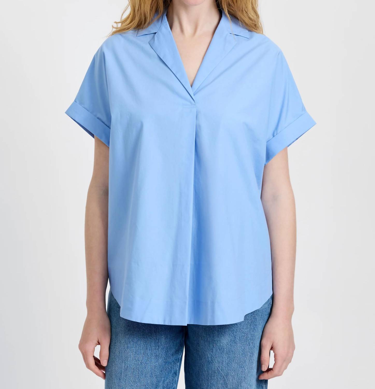 French Connection - Poplin Collared Top