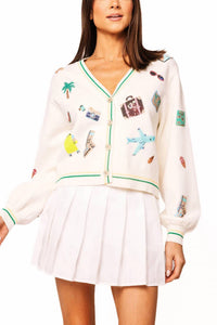 Queen Of Sparkles - Travel Icon Cardigan