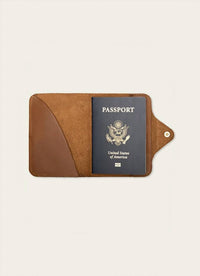 Wp Standard - Unisex Leather Snap Passport Travel Wallet