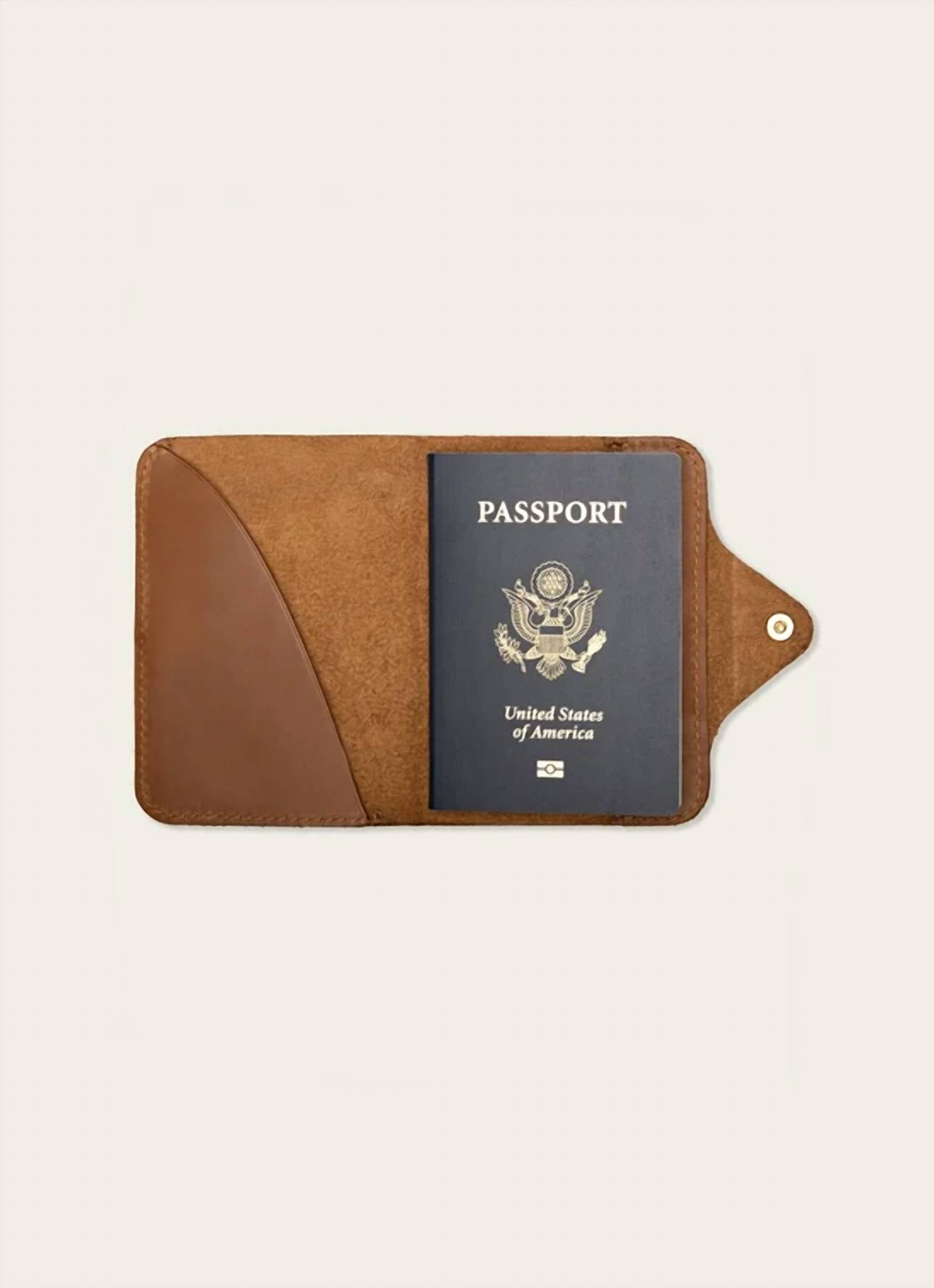 Wp Standard - Unisex Leather Snap Passport Travel Wallet