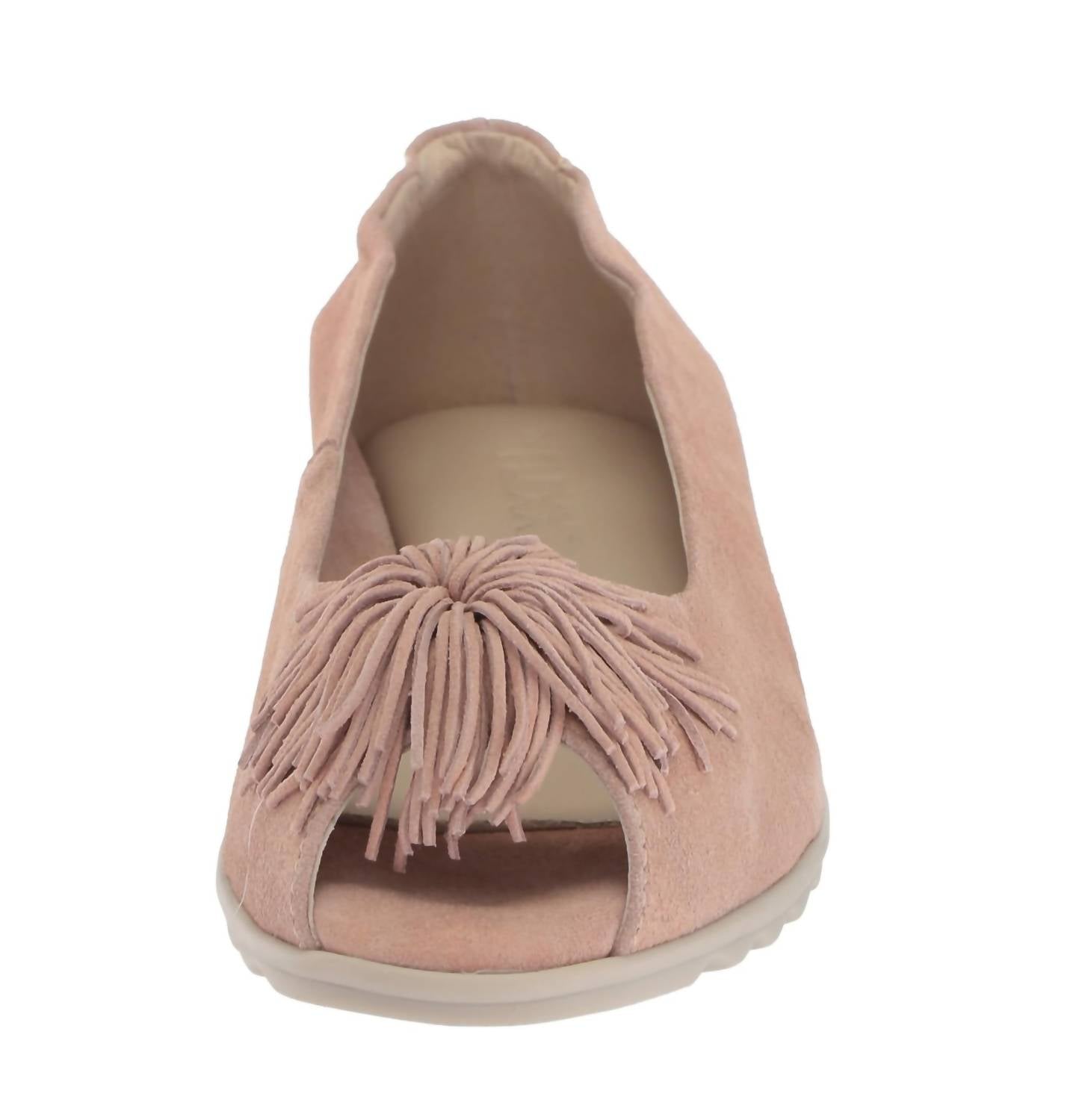 The FLEXX Women's Boco Loco Ballet Flat in rose gold - women's flats - alternate view
