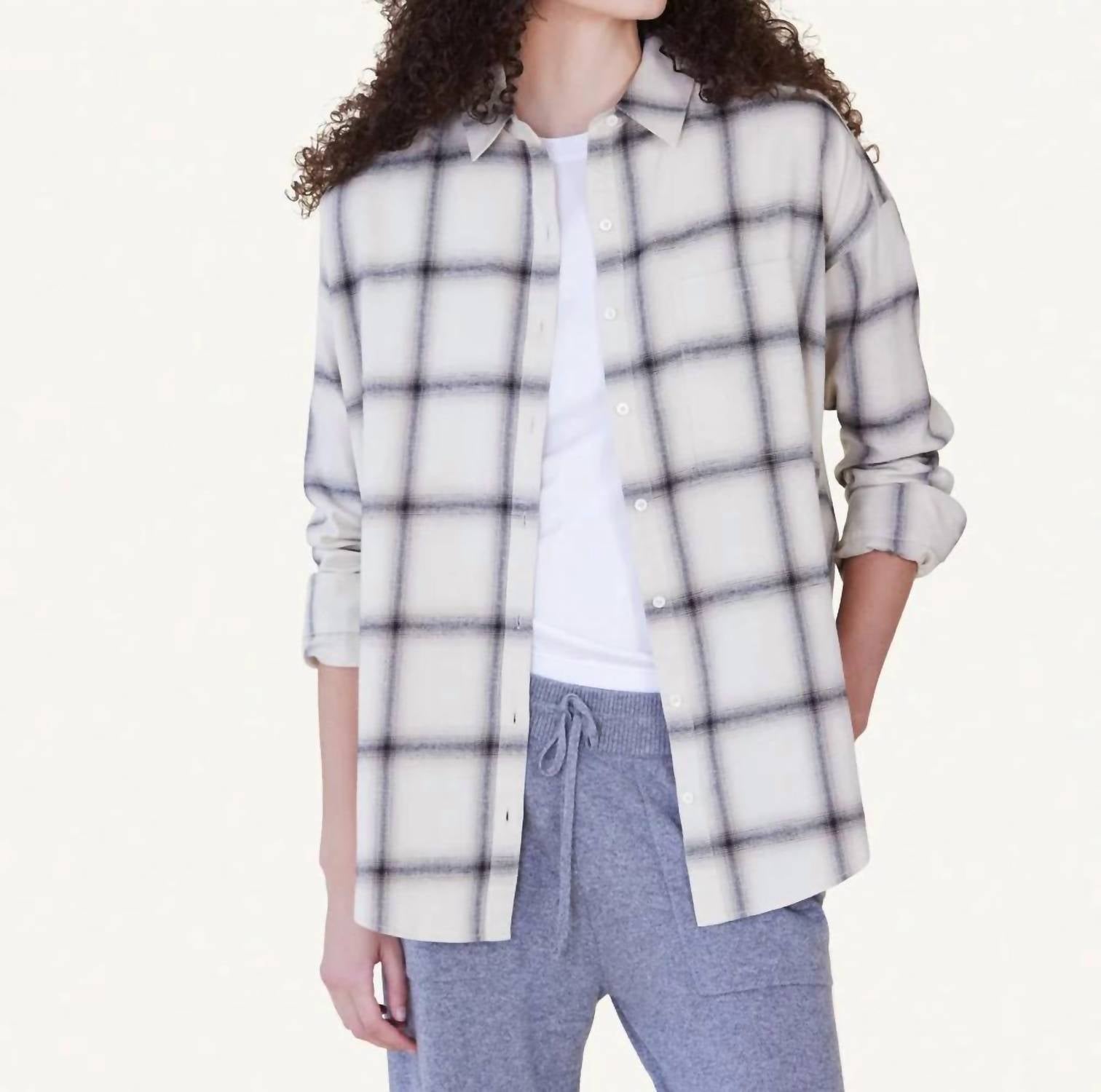 Not Monday - Women's Plaid Flannel Bella Shirt