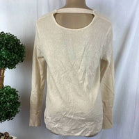 Halston Heritage - Long Sleeve Drape Neck Cashmere Sweater