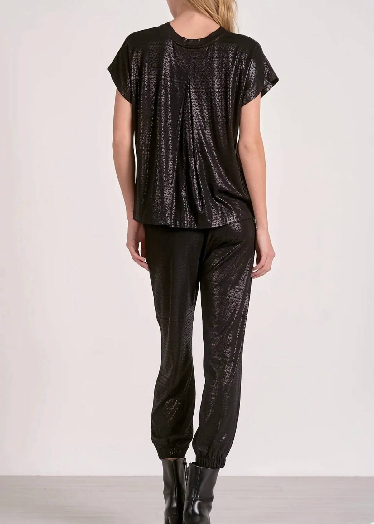 Elan - Shimmer T-shirt Jumpsuit