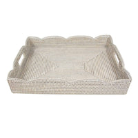 Caspari - Rectangle Rattan Tray