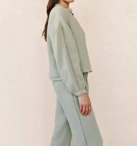 Bella Dahl - Mandarin Collar Trimmed Top