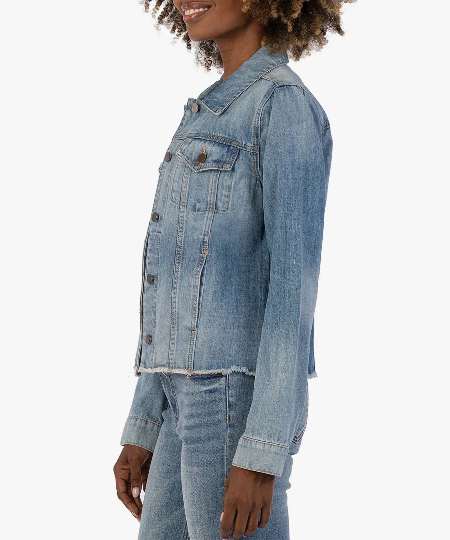 Kut From The Kloth - Julia Crop Denim Jacket-