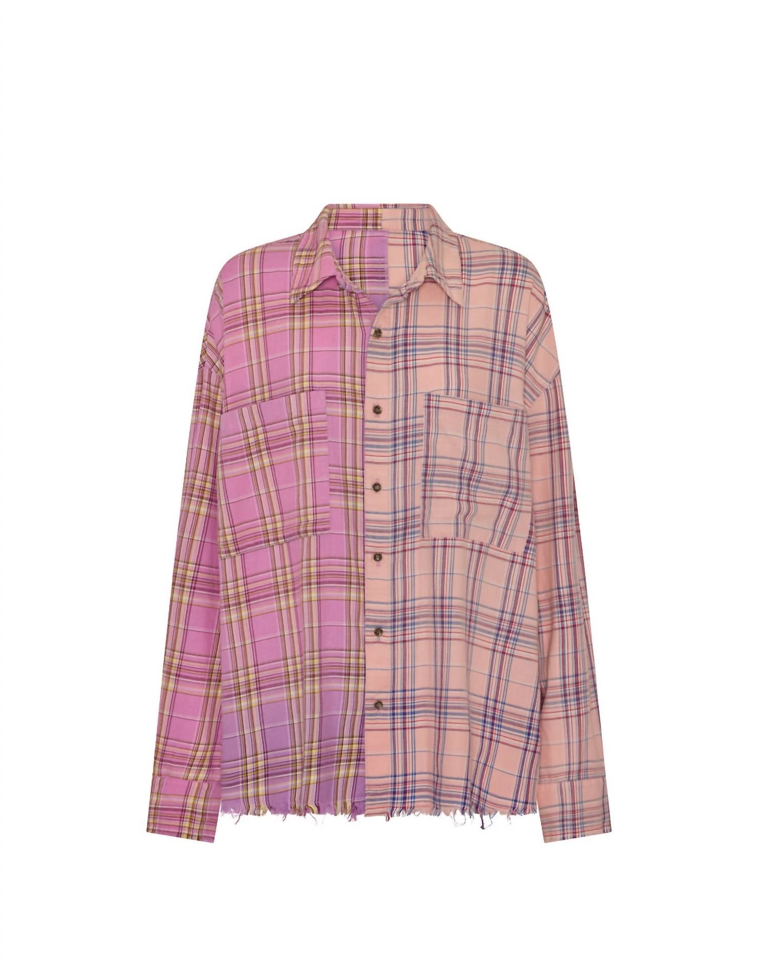 The Tales - Half And Half Flannel Shirt