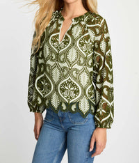 Caballero - Miki Scalloped Hem Top