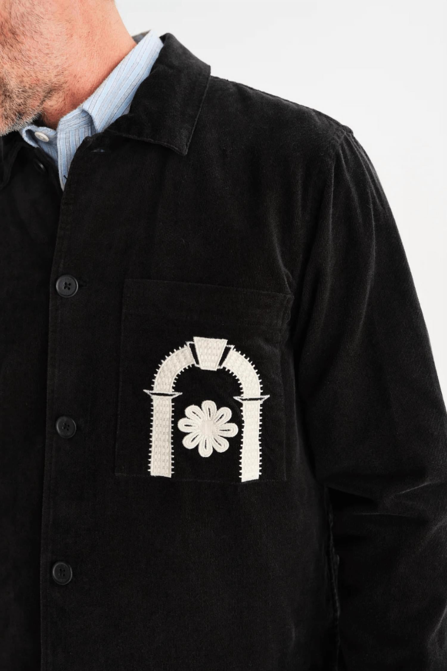 Wax London - Rockley Velvet Overshirt