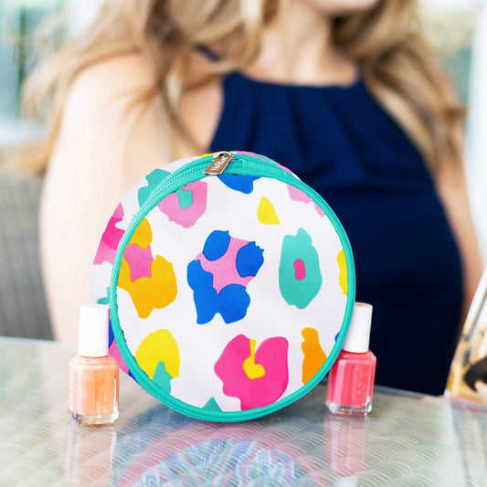 Viv & Lou - Women's Fun Leopard Jewelry Case