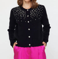 Current Air - Crystal Beaded Detail Cardigan