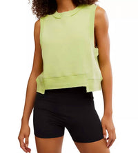 Free People Intercept Tank Top in key lime - women's tank top