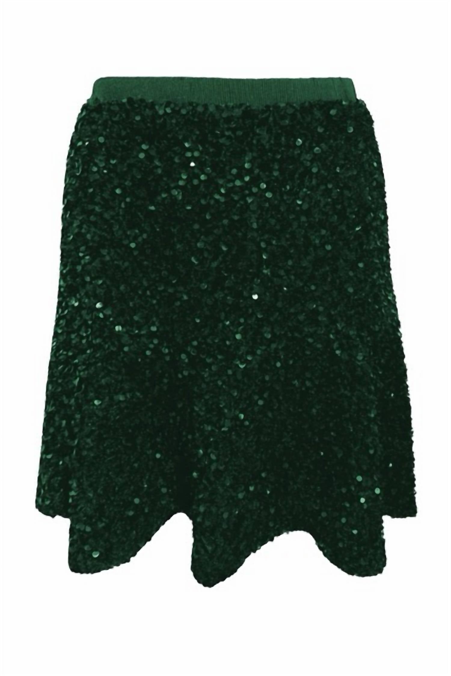 Brianna Cannon - Sequin Trumpet Mini Skirt