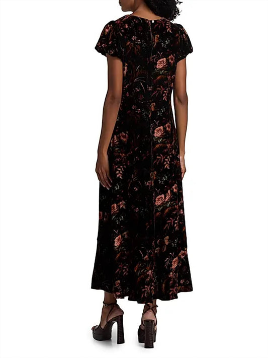 Cara Cara - Connie Crushed Velvet Midi-dress