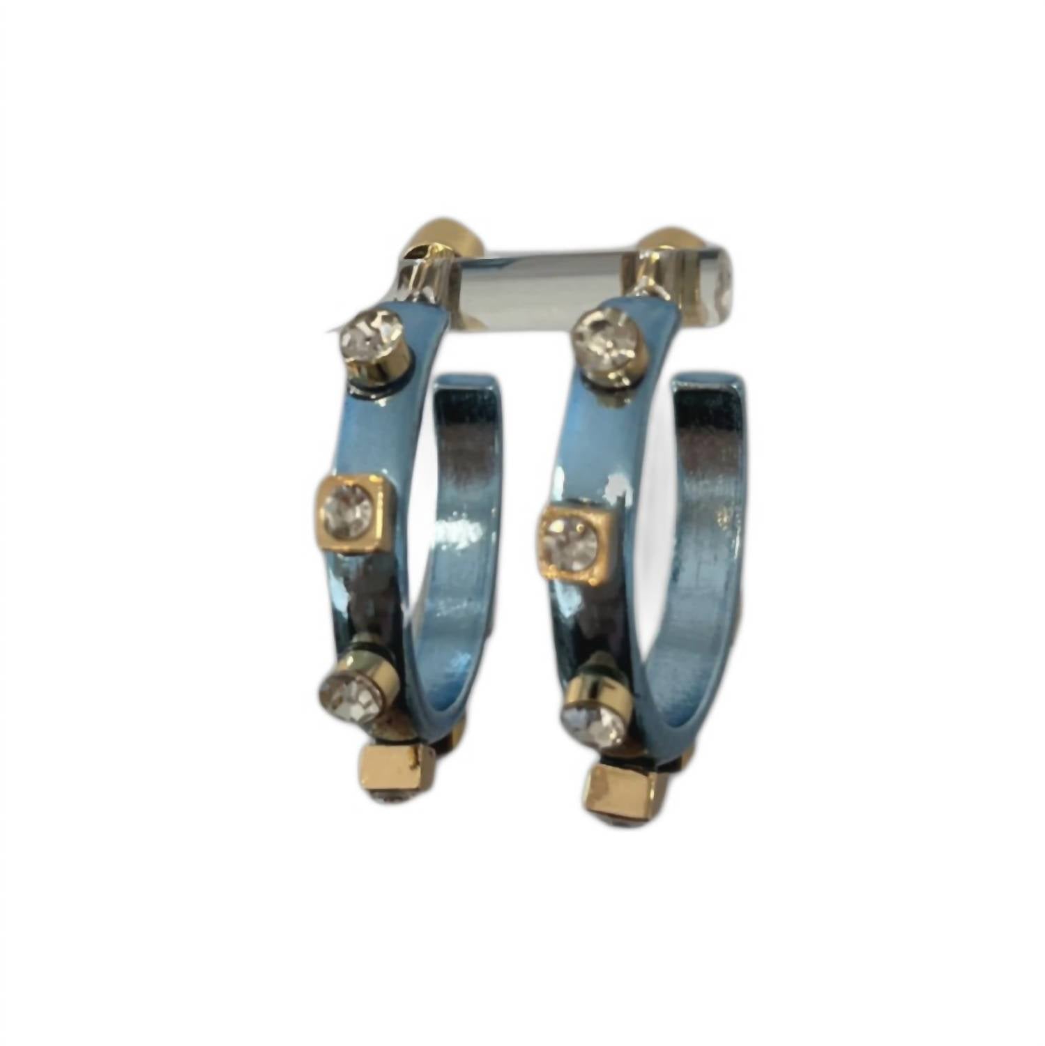 Smith & Co - Women's Metallic Metal Hoop Earring