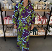 Modaposa - Gabriella Maxi Caftan Shirt Dress