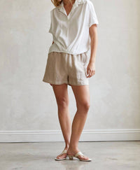 Crescent - Donnie Contrast Stitch Shorts