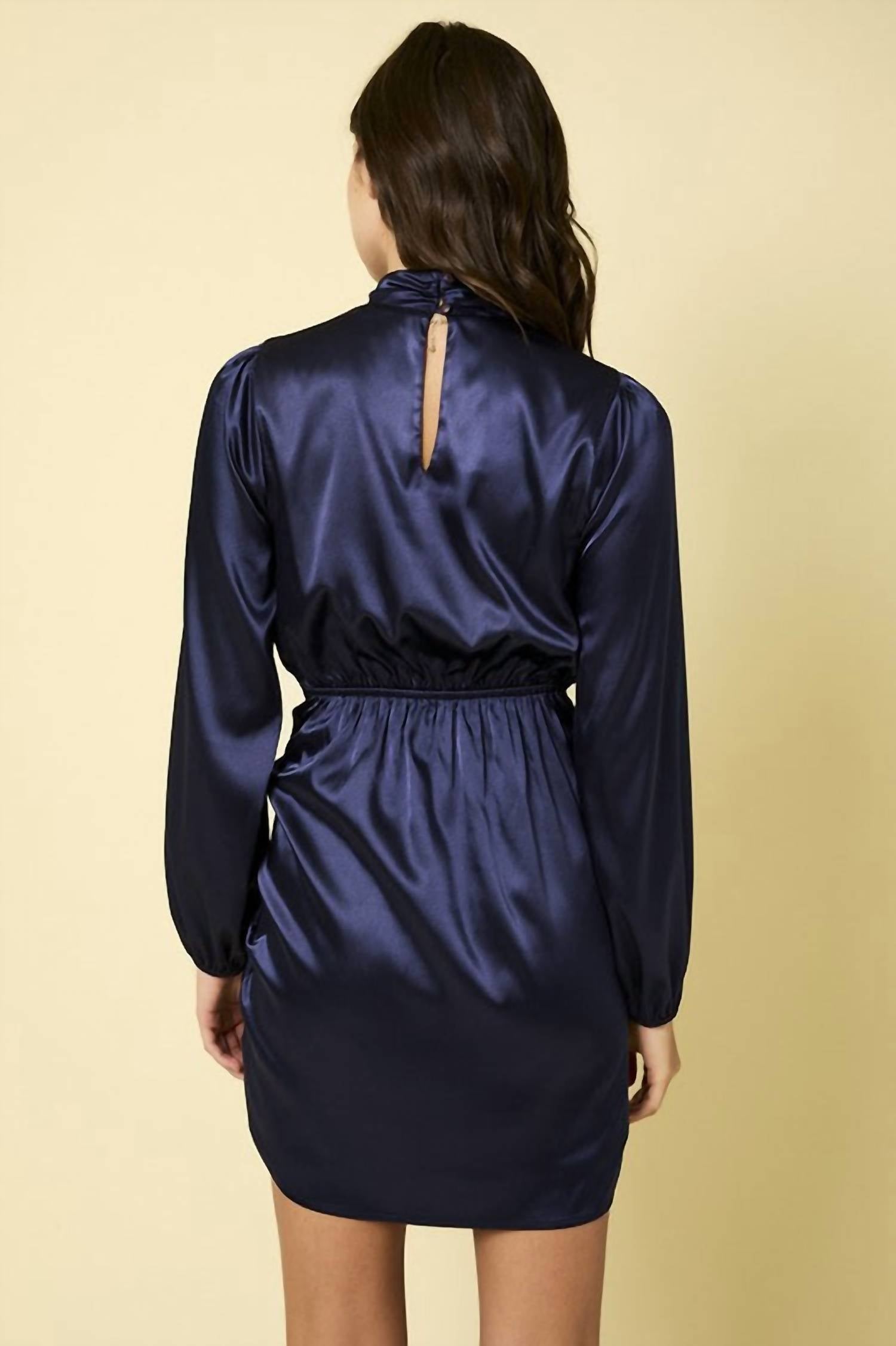 Gilli - Zazie Satin Tie Waist Dress