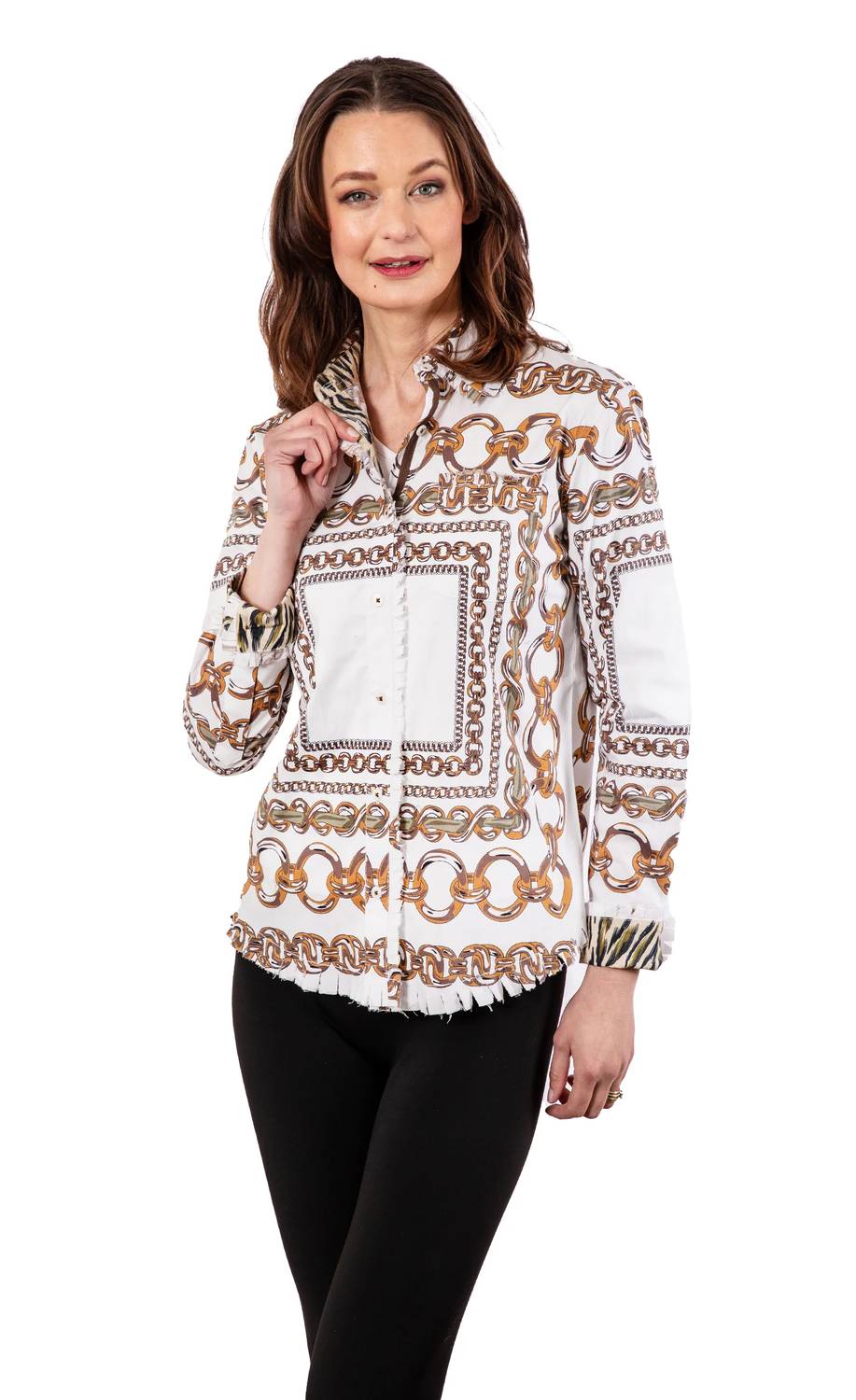 Dizzy-Lizzie - Link Pattern Cape Cod Top