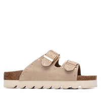 Xti Women's Refresh Suede Sandals in beige - women's sandal