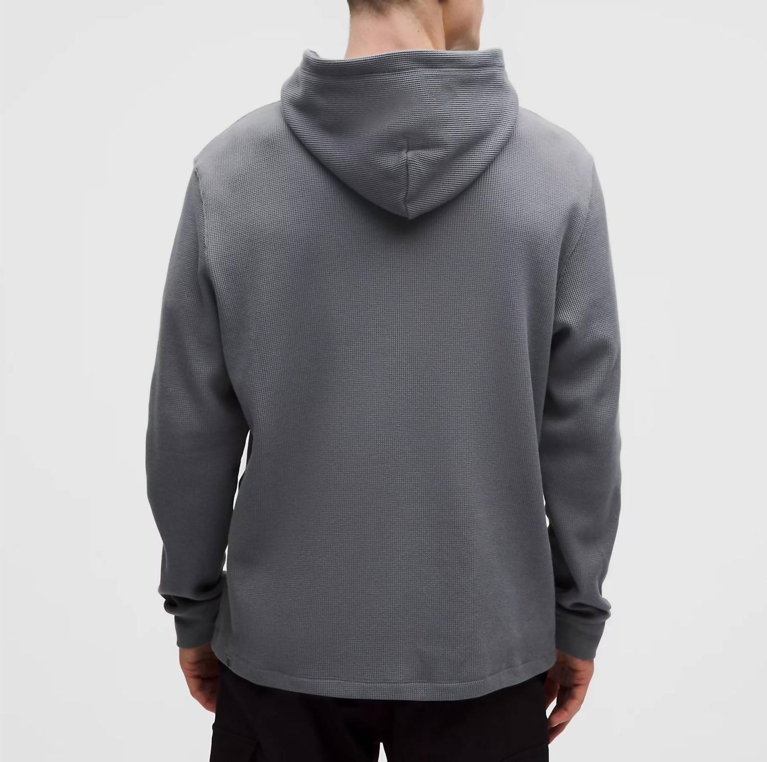 Lululemon - Men's Cotton Blend Waffle Knit Hoodie