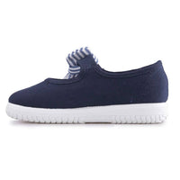 Victoria - Girls' Slip On Canvas Bow Shoes