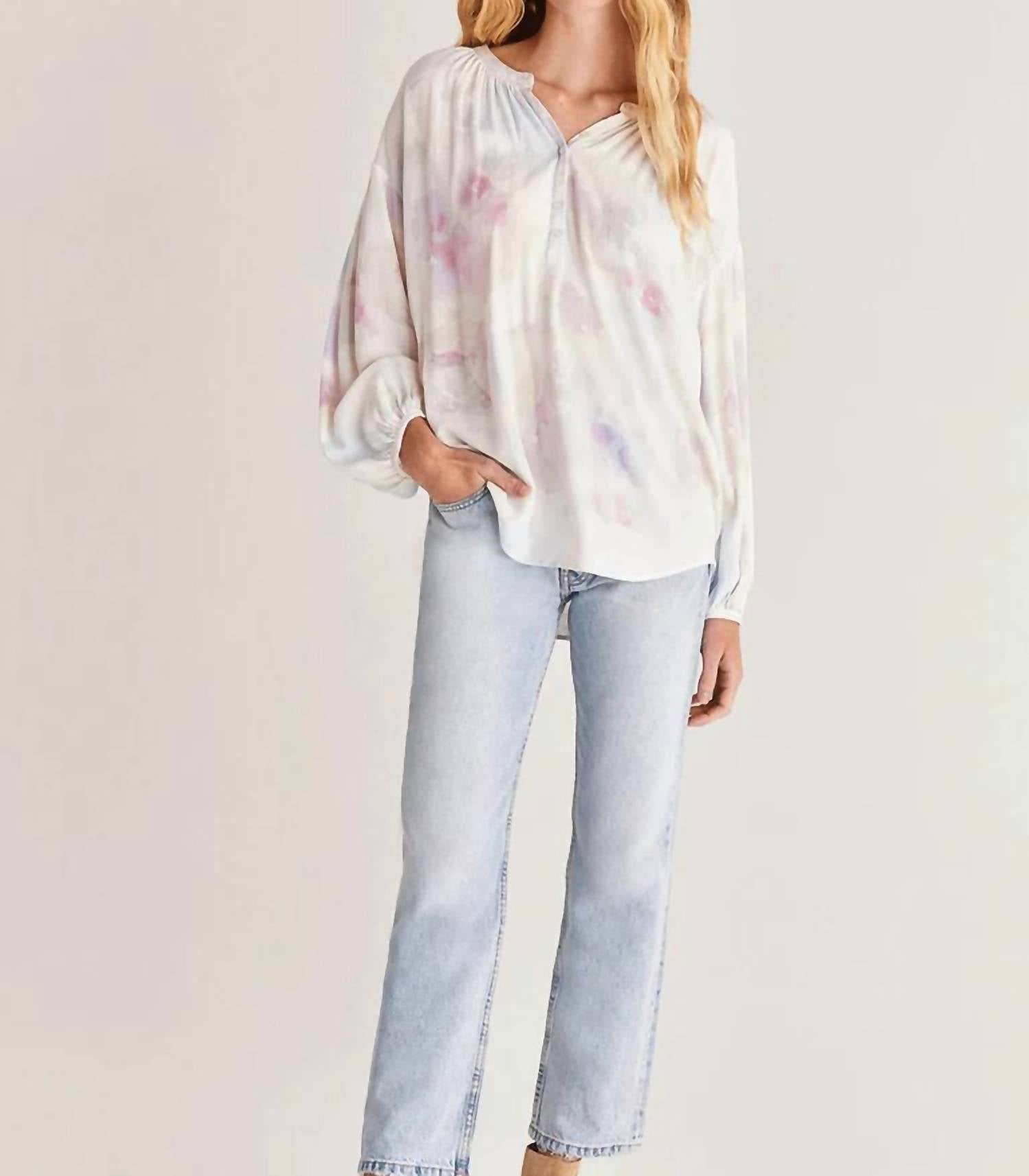 Z Supply - Woven Long Sleeve Top