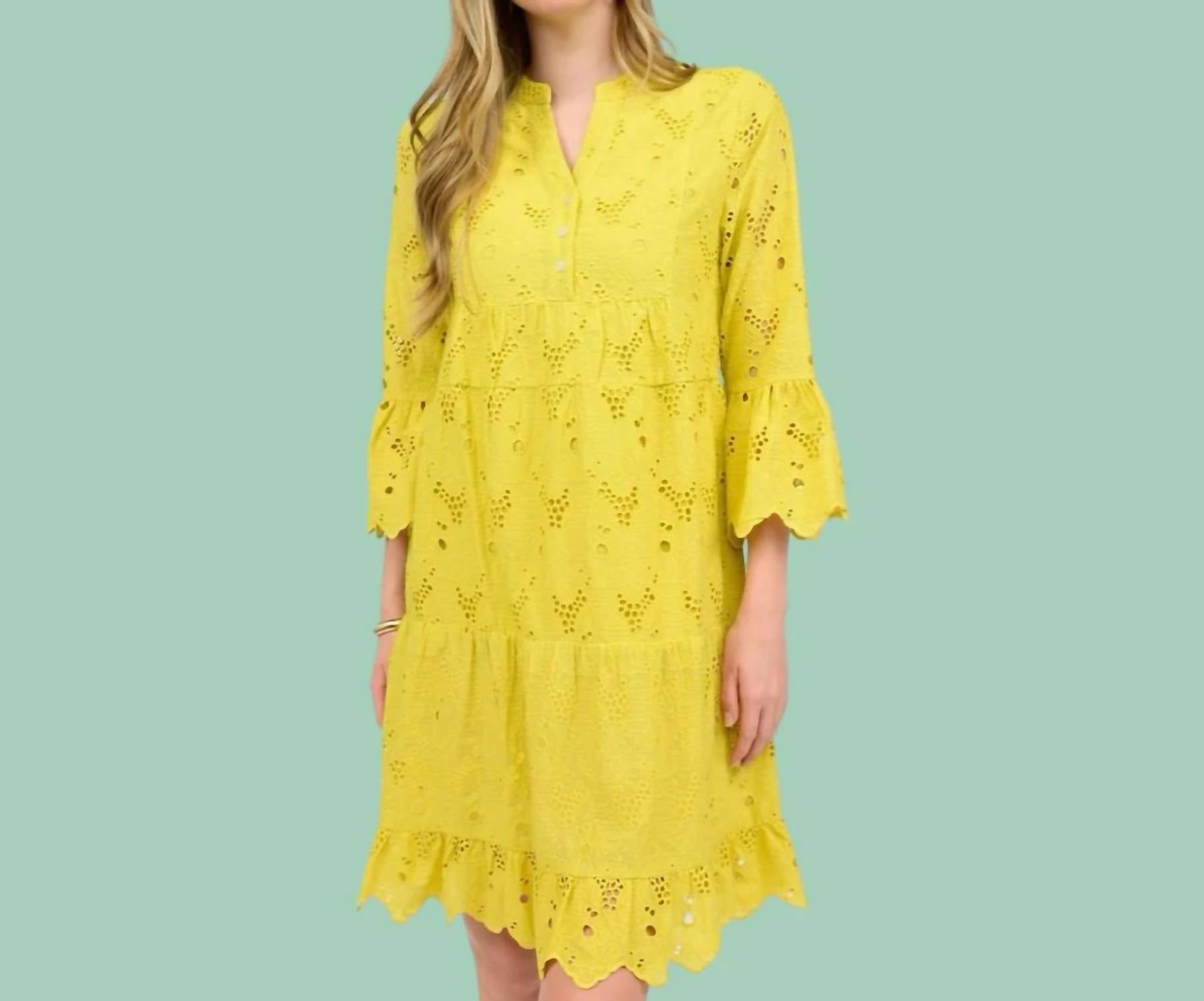 Uncle Frank - Eyelet Tiered Dress