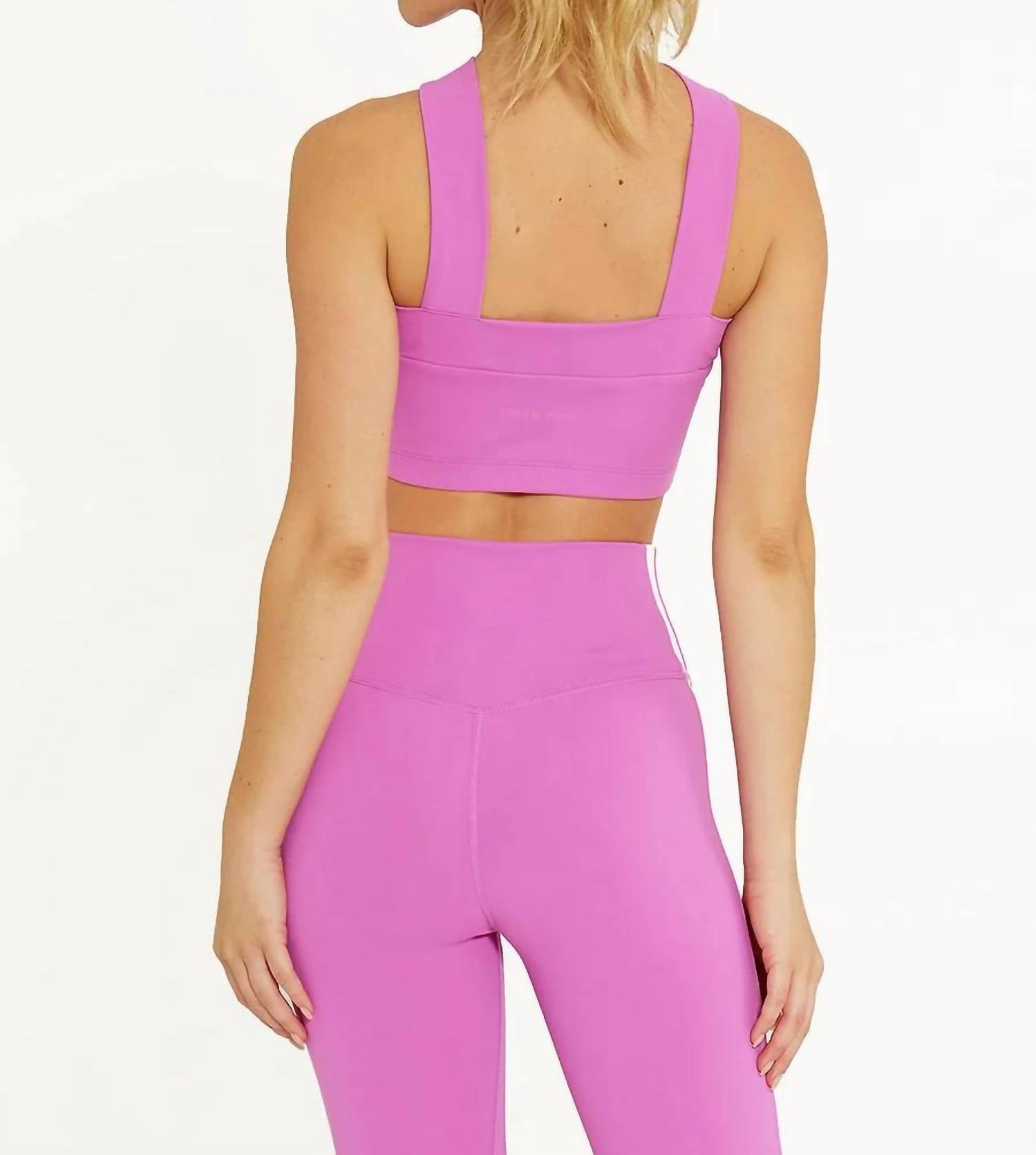 Cream Yoga - LEAH CROSS NECK BRA TOP