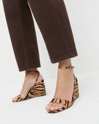 Loeffler Randall - Women's Gavi Zebra Wedge