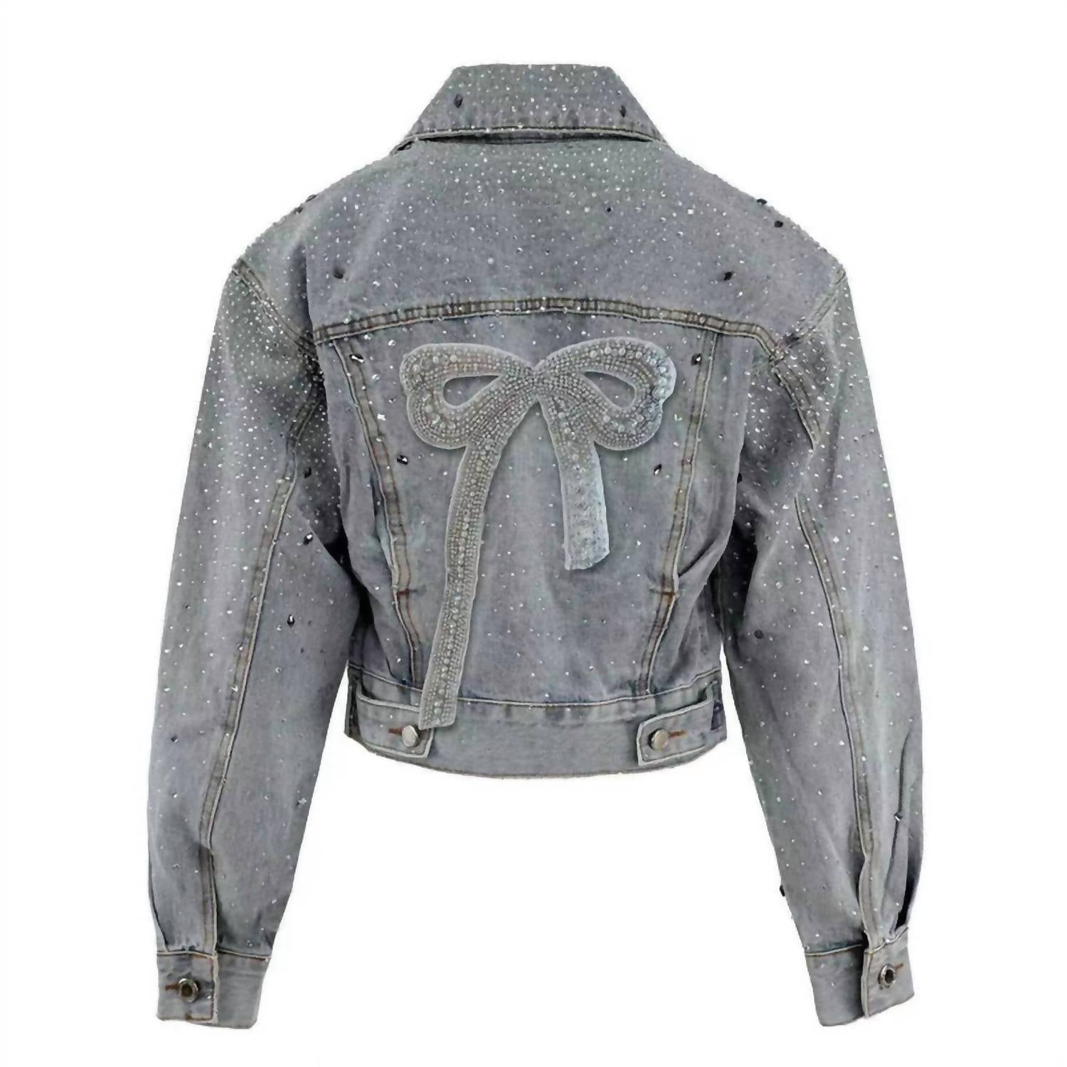 Lola + The Boys - Crystal Bow Jacket