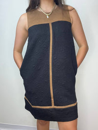 Thml - Sleeveles Suede Mixed Mini Dress