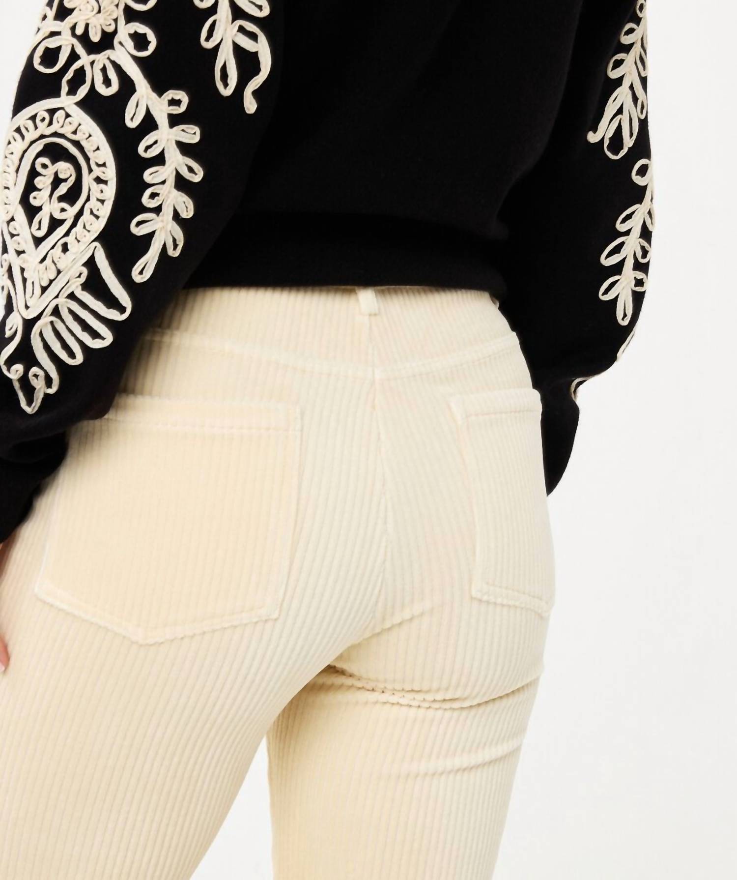 Esqualo - Rib Flare Trousers