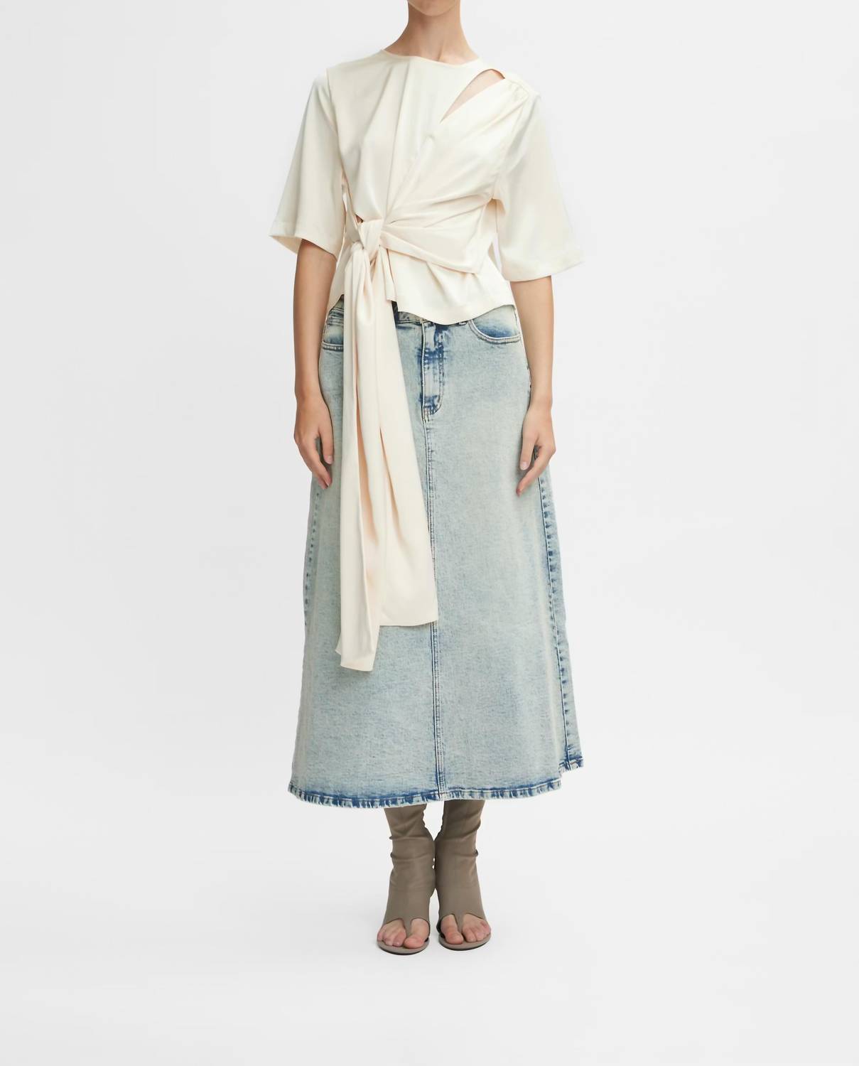 Gestuz - Harper Waist-tie Blouse