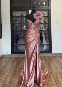 Sherri Hill - Women's One Shoulder Maxi Dress