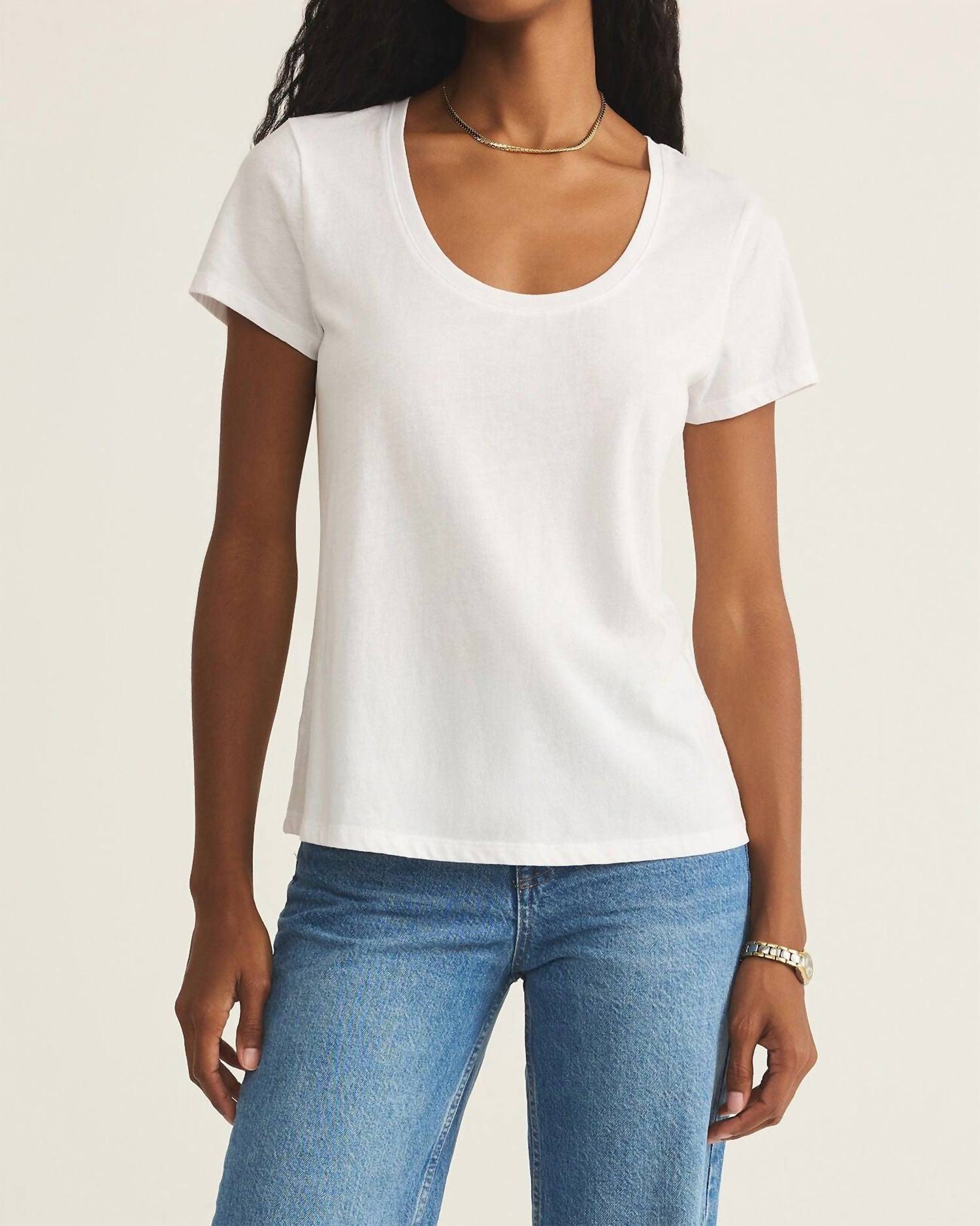Z Supply - Anywhere Scoop Tee Top