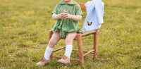 Little English - Chest Smocked Bubble One-piece