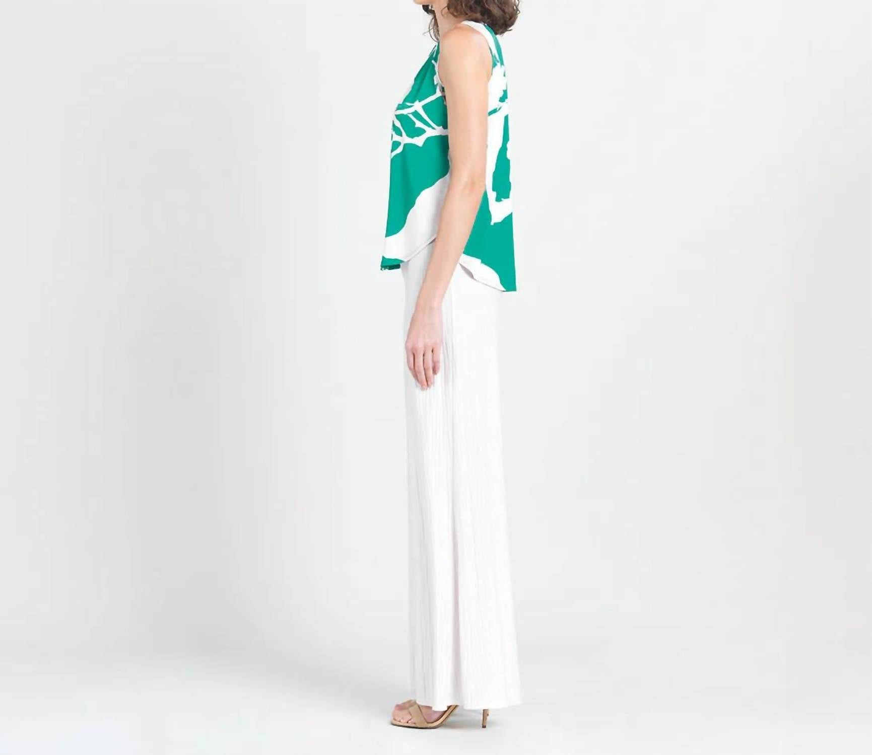 Clara Sunwoo - U-neck Curved Hi-low Tank Top