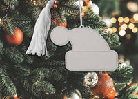 Creative Gifts International - Santa Hat Ornament with White Tassel